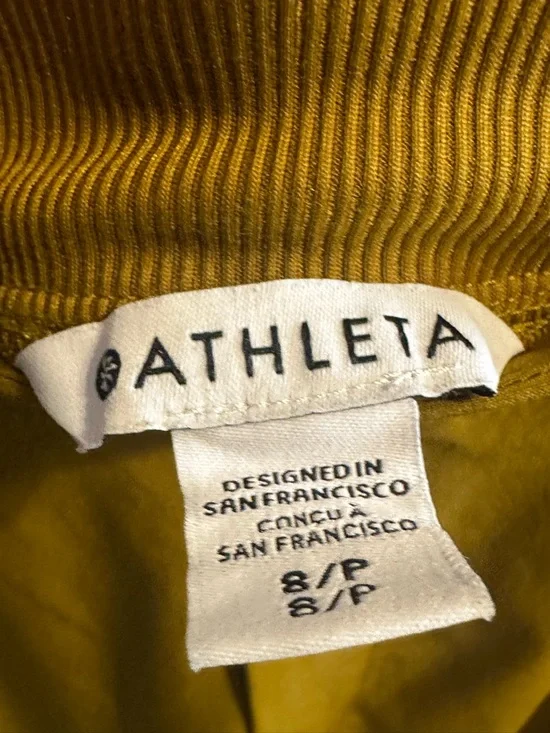 Athleta Brooklyn Mid Rise Ankle Pant Golden Rod Size 8 Petite - Picture 5 of 7